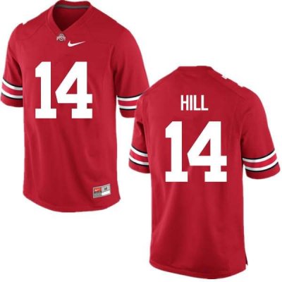 Men's Ohio State Buckeyes #14 KJ Hill Red Nike NCAA College Football Jersey Lifestyle SZD5544FX